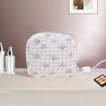 thumbnail image 5 of Unique Bargains 1 Pc Tulip Square Makeup Bag for Business Travel Purple Polyester, 5 of 5
