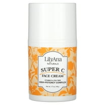 LilyAna Naturals Vitamin C and Tea Tree Complex Natural Super C Face Cream,100% Vegan, Cruelty-Free, Paraben and Sulphate Free, 1.7 oz