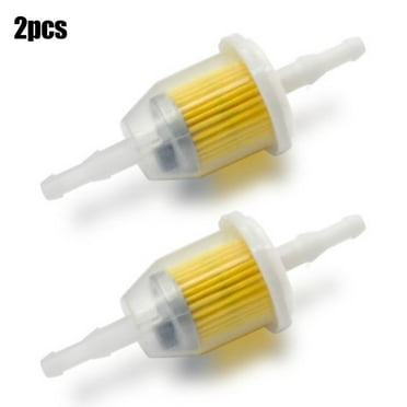 Fule Universal Fuel Filter Barbed 2 Pack (clear for 1/4-Inch, 5/16-Inch Fuel Line)