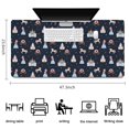 thumbnail image 5 of Long Mouse Pads for Desk,Dark Princess Castle Pattern Desk Mats on Top Of Desks, Desk Mouse Pad Extra Large with 3mm Non-Slip Base and Stitched Edge for Gaming,Office,Work,Home 47.3"x23.6", 5 of 6