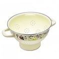 thumbnail image 2 of METALAC Olives Enamel Colander 2.7 Qt (2.5 L) Enameled Steel Vintage Strainer, 2 of 4