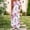 Multicolor B, variant on Girls Maxi Dress Short Sleeve Print with Pockets Summer Casual Round Neck Elastic Waist Kids Long Dress Purple Size 5 Years