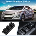 thumbnail image 2 of Interruptor de ventana eléctrica único para el lado del conductor delantero para Hyundai Elantra 2017-2022 en negro, 2 of 7
