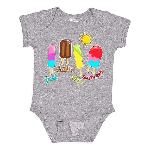 Inktastic Just Chillin This Summer- popsicles Boys or Girls Baby Bodysuit