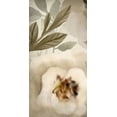 thumbnail image 2 of Kimberly, Allen 14x24 Black Ornate Wood Framed with Double Matting Museum Art Print Titled - Simplicity Floral Panel A, 2 of 4