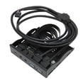 thumbnail image 3 of Adaptador de panel frontal USB, concentrador USB 3.2 de panel frontal con puertos de EE. UU. Concentrador de EE. UU. diseñado para la perfección, 3 of 12