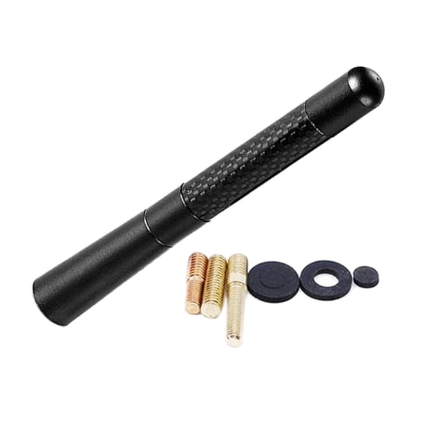 Antena universal para coche de 12 cm de repuesto para montaje , antena para coche apta para camionetas de vehículos , negro negro2 shamjiam Antena de coche