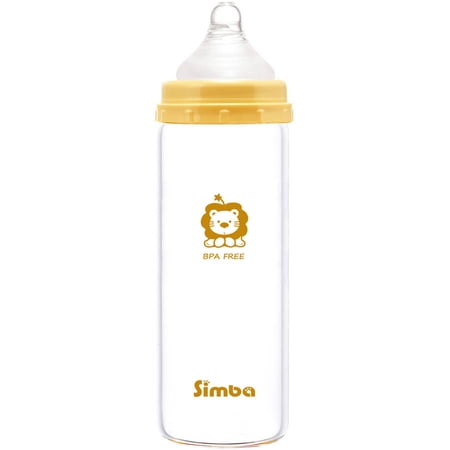 Simba Wide Neck Ultra-Light Glass Bottle, 9 oz