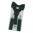 thumbnail image 1 of Tirantes para niños Strade Fareast Limited con pajarita y Espalda Duradera Verde Oscuro 4 piezas, 1 of 8