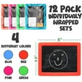 thumbnail image 3 of Mini Chalkboard For Kids - (Pack of 12) Goodie Bags Stuffers for Kids Mini kids chalkboard Each with 2 Chalk Sticks, and 1 Eraser for Boys and Girls Birthday Party Favors Birthday Goodie Bags, 3 of 6