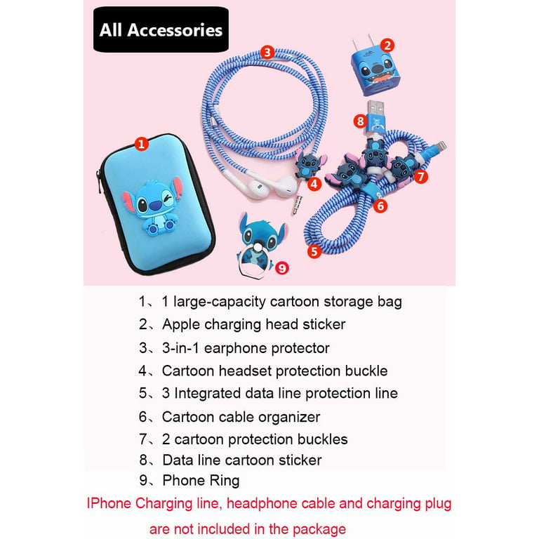 New Cartoon Animal Cable Protector USB Line Earphone Wire