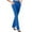 Blue, variant on qILAKOG Work Pants For Women, Women's Fashion Casual Temperament Solid Color Knitted Micro Pull Slim Flare Trousers Khaki L