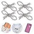 thumbnail image 4 of 4 clips para zapatos, decoraciones de perlas 4 piezas de decoraciones de perlas, clips para zapatos de moda, adornos de joyería de Aleación, Adornos de, 4 of 7