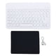 thumbnail image 2 of Teclado inalámbrico inalámbrico Delgado, teclado recargable de 10 pulgadas, teclado redondo ergonómico teclado para computadora portátil para computador, 2 of 7