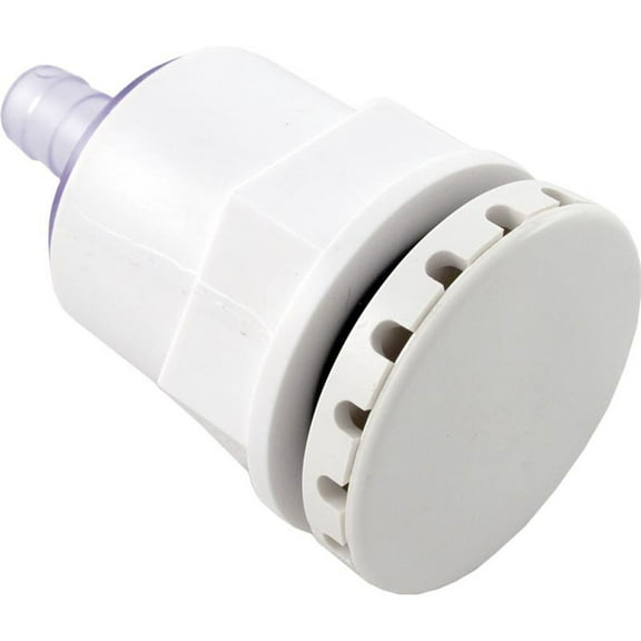 Air Injector, Balboa HydroAir, White, 3/8" Barb