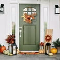 thumbnail image 4 of JoyMoreHome Fall Hoop Wreath, Artificial Wreath Round Frame Garland, for Front Door Halloween Thanksgiving Party Decor, 4 of 6