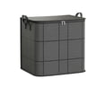 thumbnail image 2 of Large Blanket Storage Bags, Foldable Comforter Storage With Reinforced Handles And Lids, Clothes Storage Containers For Bedding, Pillow, Sheet, Storage Bin,A（15.7*15.7*19.7in), 2 of 5