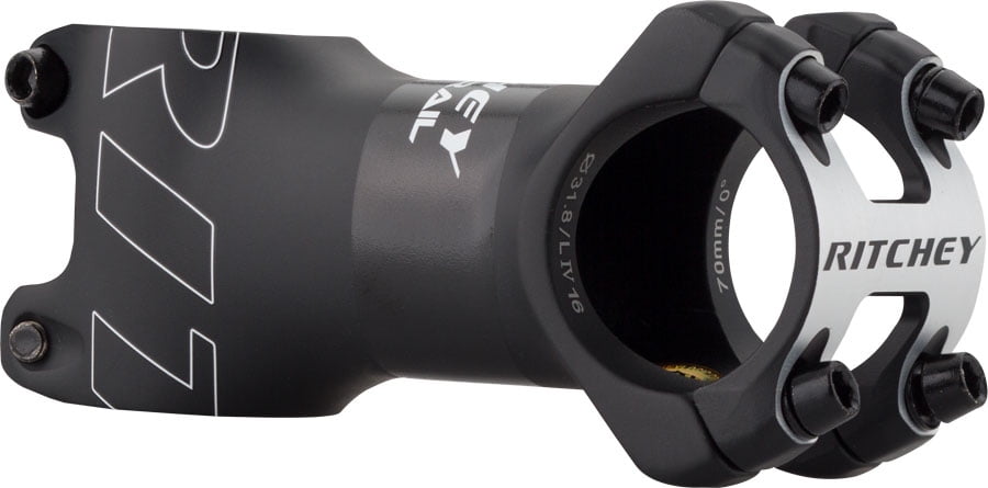 1-1//8 31.8 +//- 0 /"Ritchey WCS Trail Stem: 70mm Blatte/"