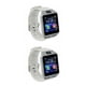 thumbnail image 1 of Reloj deportivo inteligente Cateissary DZ09 compatible con Bluetooth Pantalla táctil de 1,56 pulgadas Blanco, 1 of 6