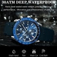 thumbnail image 4 of Swing men watch fashion sport chronograph silicone quartz watches top brand luxury waterproof luminous date MEN'S wristwatch, 4 of 10