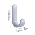 thumbnail image 2 of Living Room Household Plastic Hooks Shelves Hooks No Punch Wholesale Non Marking Hanging Buckle Strong Load Bearing, 2 of 5