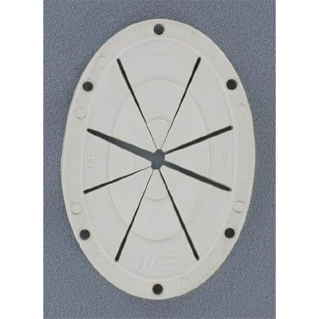 White Oval Rod Holder Large