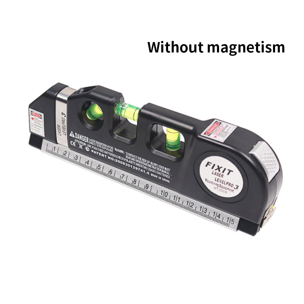 This tape ruler leveler is convenient to use, has 3 bubble levels on ...