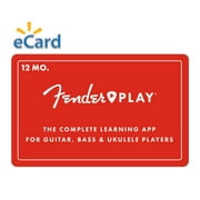 Fenderplay $89.99 12 month eGift Card