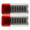 thumbnail image 1 of 1 par de luces LED para puerta, Reflector de puerta, luz de advertencia F81Z-2523820-AA para Ford Excursion, LED blanco y rojo, 1 of 1