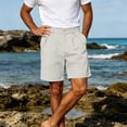 thumbnail image 5 of MHOSTAFH Men's Loose Fit Shorts Casual Pleated Summer Vacation Beach Shorts Stretch Dress Golf Shorts with Pockets, 5 of 9