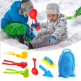 thumbnail image 4 of CNKOO Moule à Neige et Sable en Forme d'Animal, Kit de Jouets d'Hiver, 4 of 8