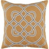 Art of Knot Brayton Hand Crafted Super Scroll Decorative Pillow with Poly Filler, Gold