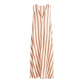 thumbnail image 7 of Eawtki Women's V Neck Sleeveless Maxi Dress Vertical Stripes Loose Fit Casual Summer Linen Blend Beach Cover Up Dress, 7 of 7