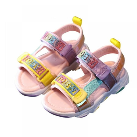 

Sandals for Girl Kids Sports Sandals Summer Outdoor Sport Opend-Toe Beach Sandals Water Shoes for Boys Girls Quick-Drying Upper Mesh