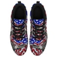 thumbnail image 2 of Patriotic American Eagle Shoes for Men Women Running Sneakers Breathable Casual Sport Tennis Shoes Black Size 4, 2 of 5
