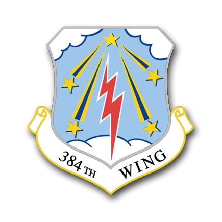 UPC 192408005500 product image for 3.8 Inch Air Force 384th Wing Vinyl Transfer Decal | upcitemdb.com