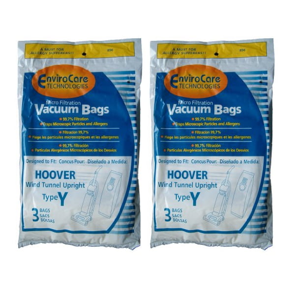 Hoover WindTunnel Upright Vacuum Cleaner TypeY Paper Bags (2Pack) 856