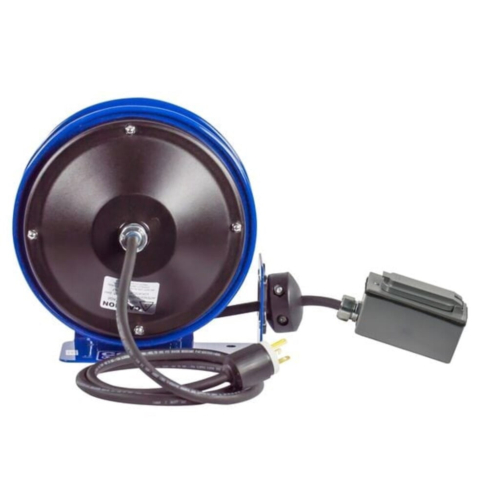 Coxreels Compact Spring Driven Cord Reel Duplex Gfic Rec 12Ga X 30'