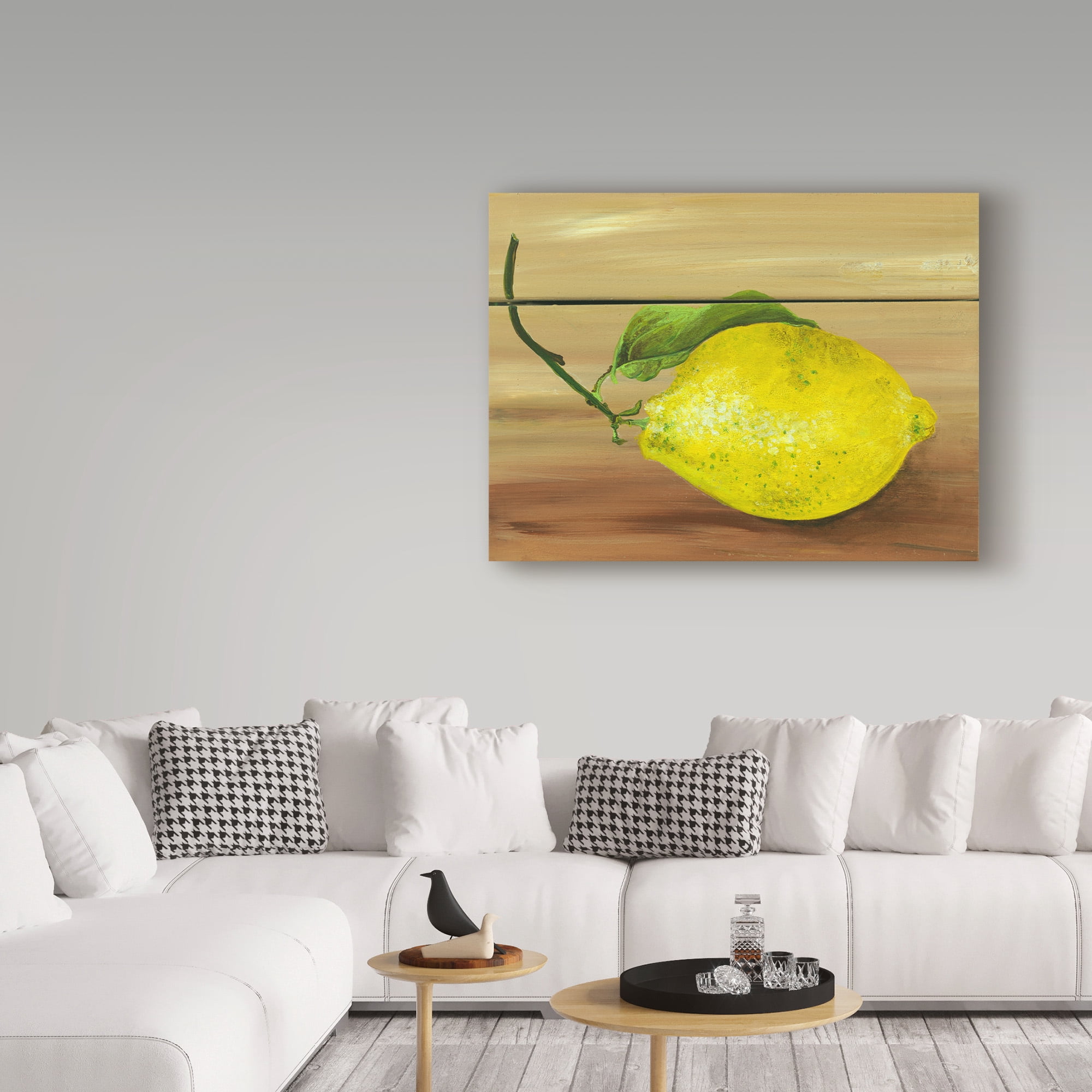 Trademark Fine Art 'Lemon On A Box' Canvas Art by Gigi Begin