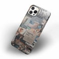 thumbnail image 4 of Tobelint Case for iPhone 13 Pro Max,Retro Life Collage Pattern Case with Side Print,Slim Bumper Full Cover, 4 of 5