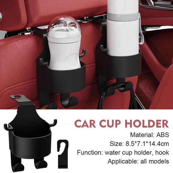 QHUDLV Multifunctional Car Cup Holder Hook,Seat Back Storage Organizer for Car Accessories