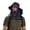 Navy, variant on Solar Sun Hat With Built In Fan For UPF 50+ Wide Brim Outdoor Ventilation Cap For Gardening Beach Outback Hat Washable
