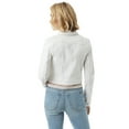 thumbnail image 5 of Jessica Simpson Women's and Women's Plus Uptown Jean Cropped Denim Jacket, 5 of 5