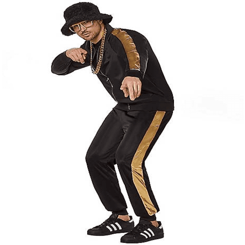 Adult Hip Hop Tracksuit CostumeAdult Medium