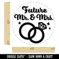 thumbnail image 2 of Future Mr & Mrs Wedding Engagement Rubber Stamp for Scrapbooking Crafting Stamping - Medium 1 Inch, 2 of 7