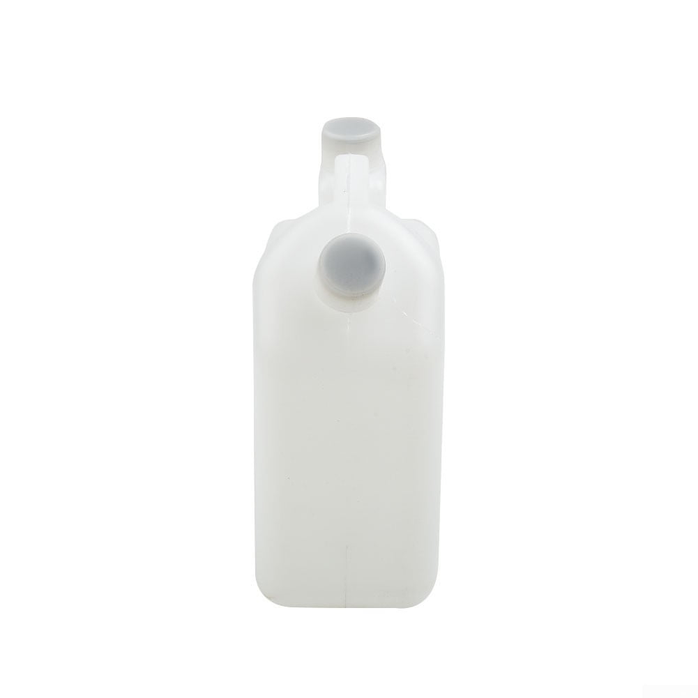 1.0L White 2-Stroke Oil Petrol Fuel Mixing Bottle Tank For Trimmer Chainsaw 1:25