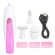 thumbnail image 1 of Depiladora eléctrica recargable por USB para mujeres, máquina de depilación facial, limpieza y recorte de cejas, 1 of 10