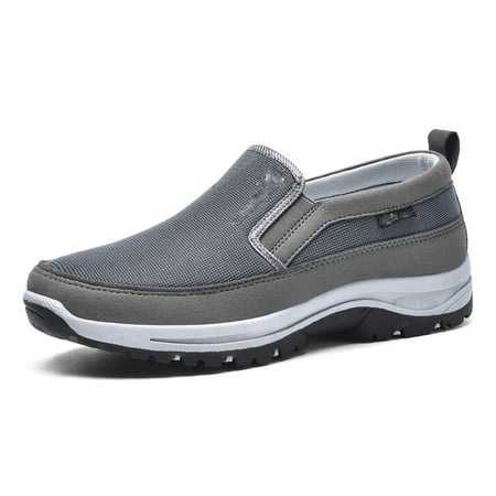 

Orthoture Mens Shoes Outdoor Casual Non Slip Orthopedic Sneakers Walking Boat Shoes Comfortable Hiking Loafers