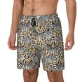 thumbnail image 2 of Balery Zebra Mens Swim Trunks Swim Shorts for Men Quick Dry Inseam Beach Shorts with Compression Liner Pocket-, 2 of 9