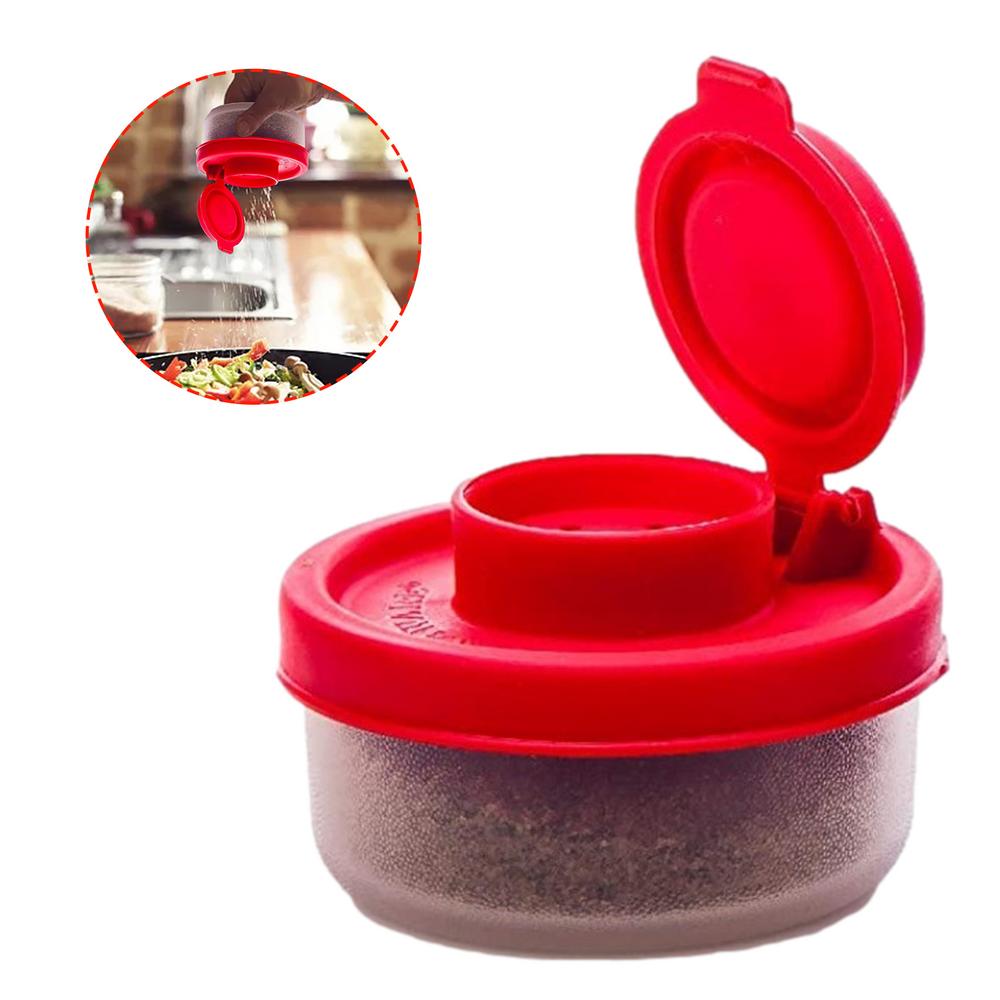 IMSHIE Sugar Shaker Vintage Red Salt Dispenser Small Medium Large